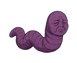 Cursed Worm in Anime Final Strike