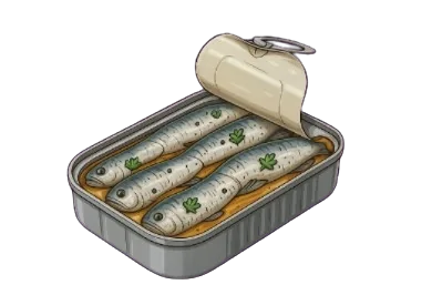Oiled Sardines in Anime Final Strike